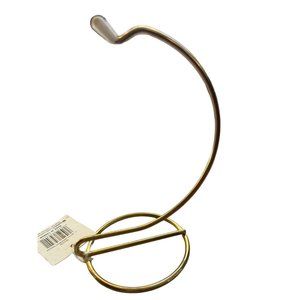 Brass Ornament Holder Hook 5" tall NWT